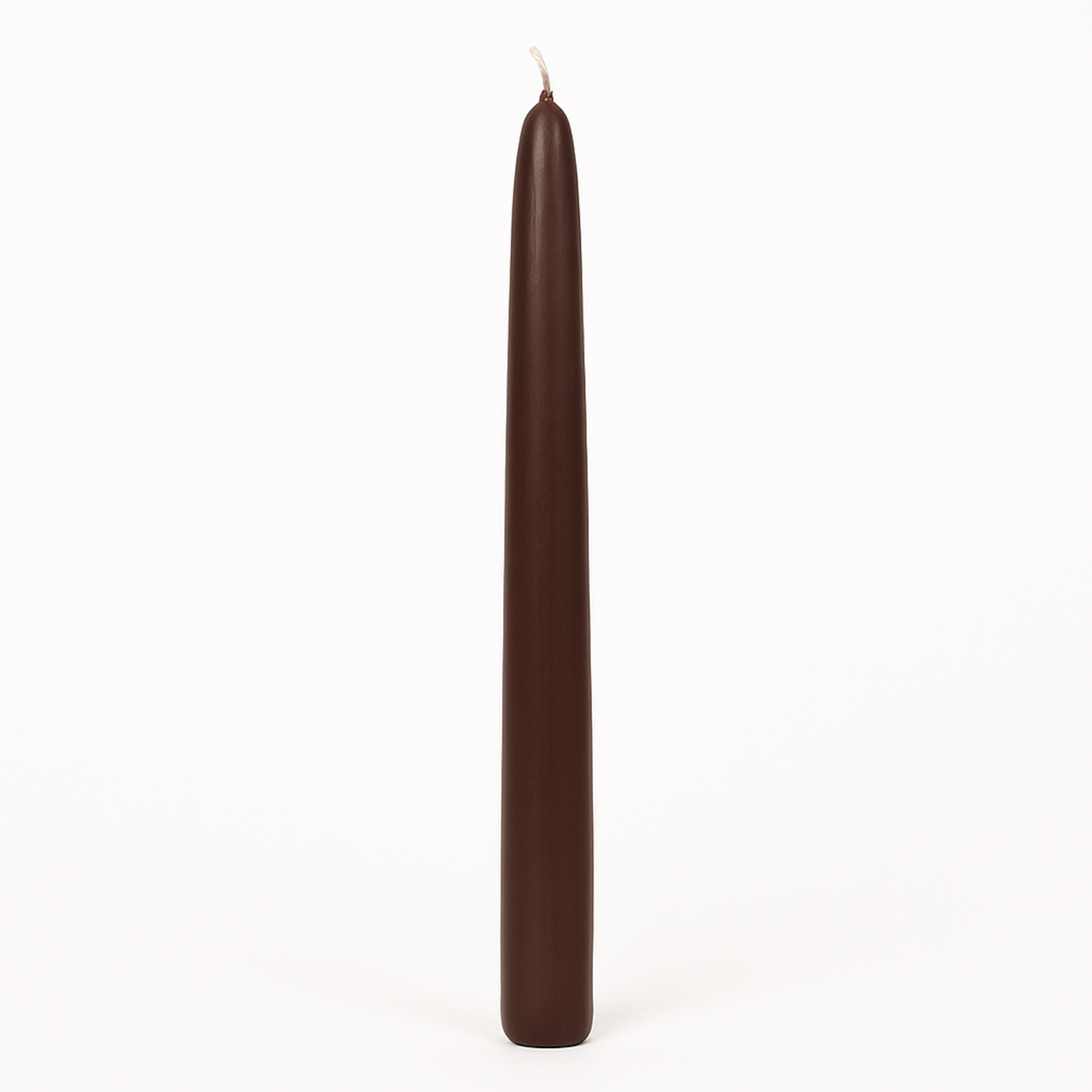 Taper Candles (Cello Wrapped) 12 INCH  CHOCOLATE