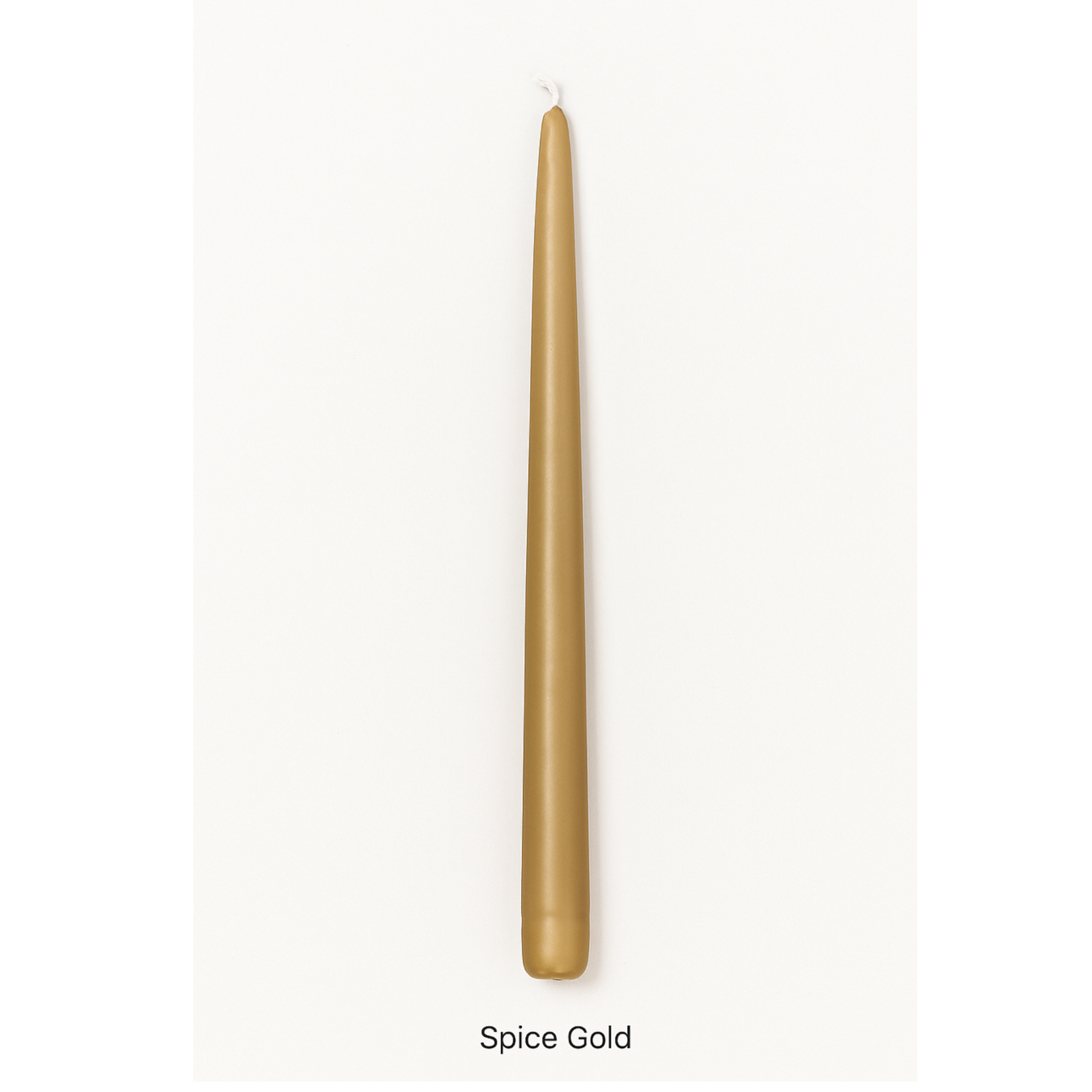 Taper Candles (Cello Wrapped) 12 INCH  SPICE GOLD