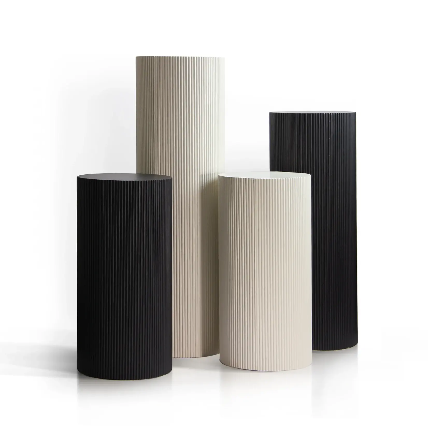 RIBBED COLUMN PEDESTALS