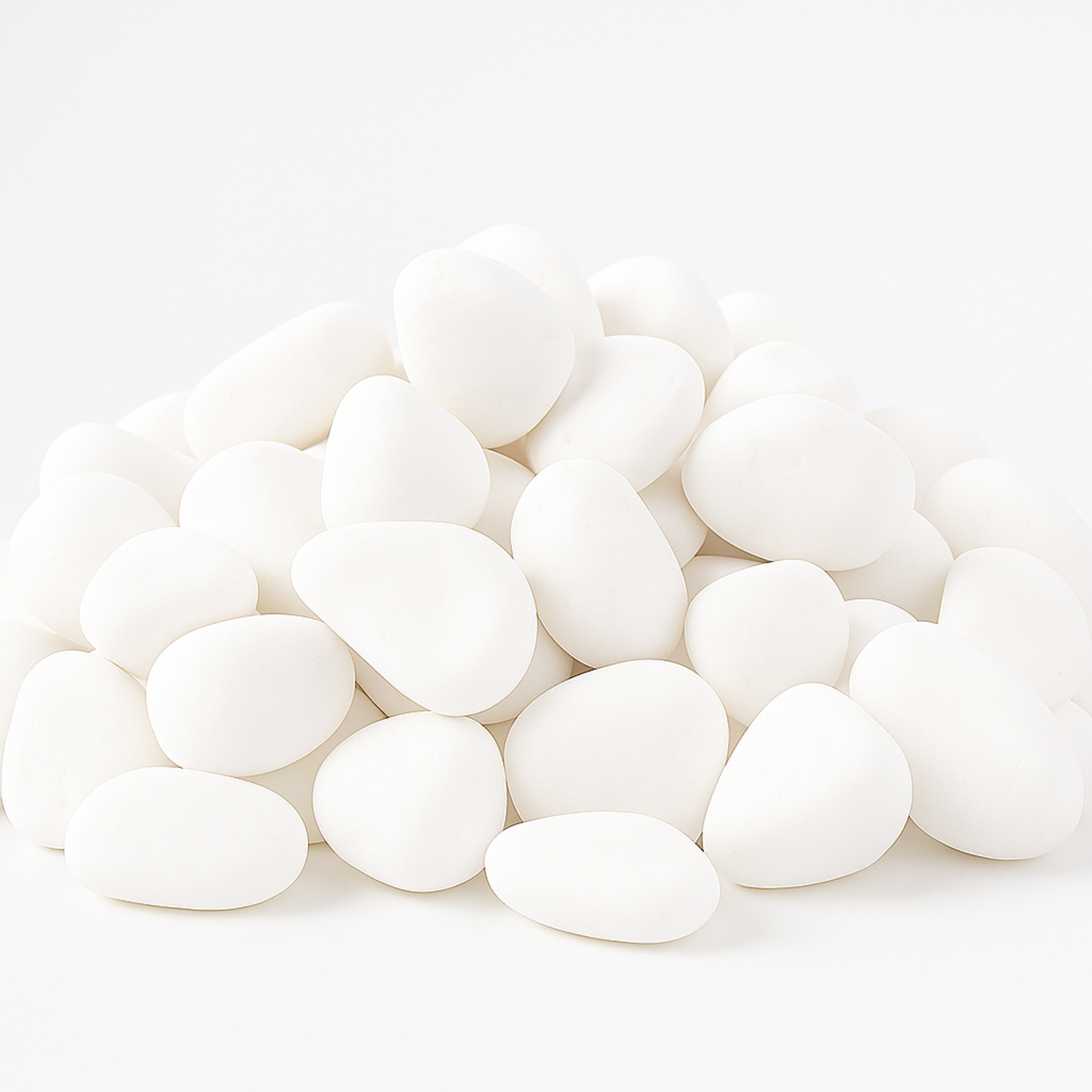 10LBS SNOW WHITE RIVER ROCKS