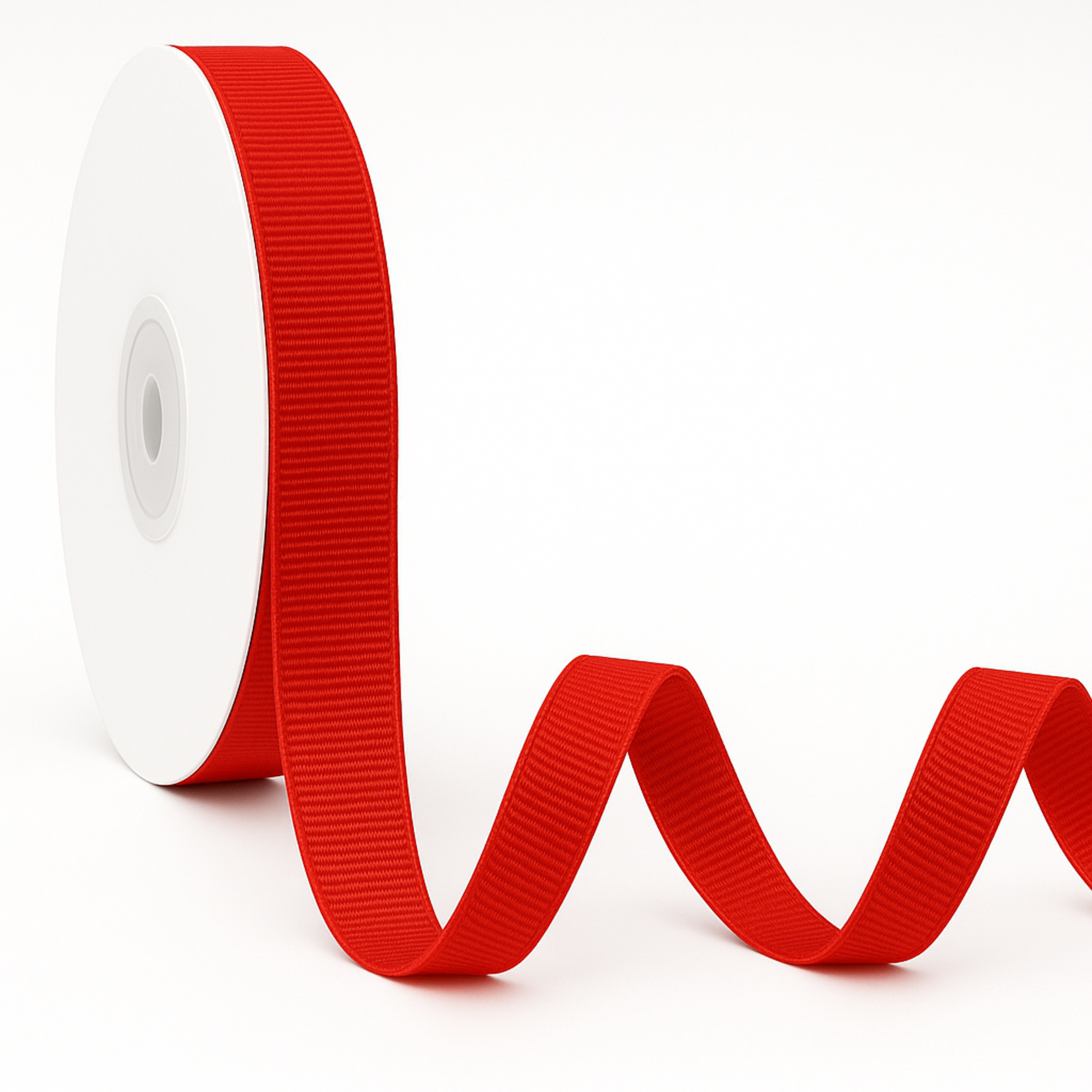 RED GROSSGRAIN RIBBON  3/8”X50YRD.  ND