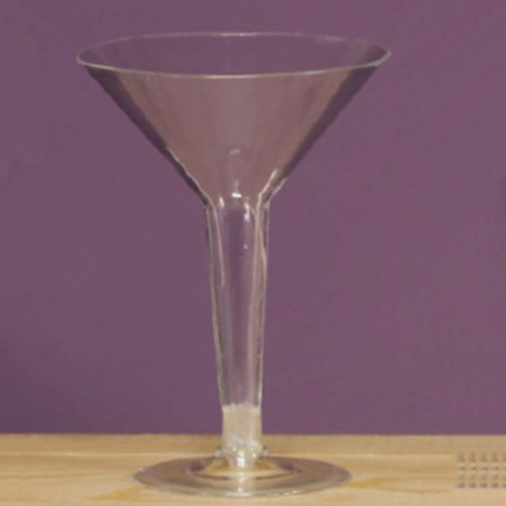 12 PC PLASTIX MARTINI CUP, 5.25"
