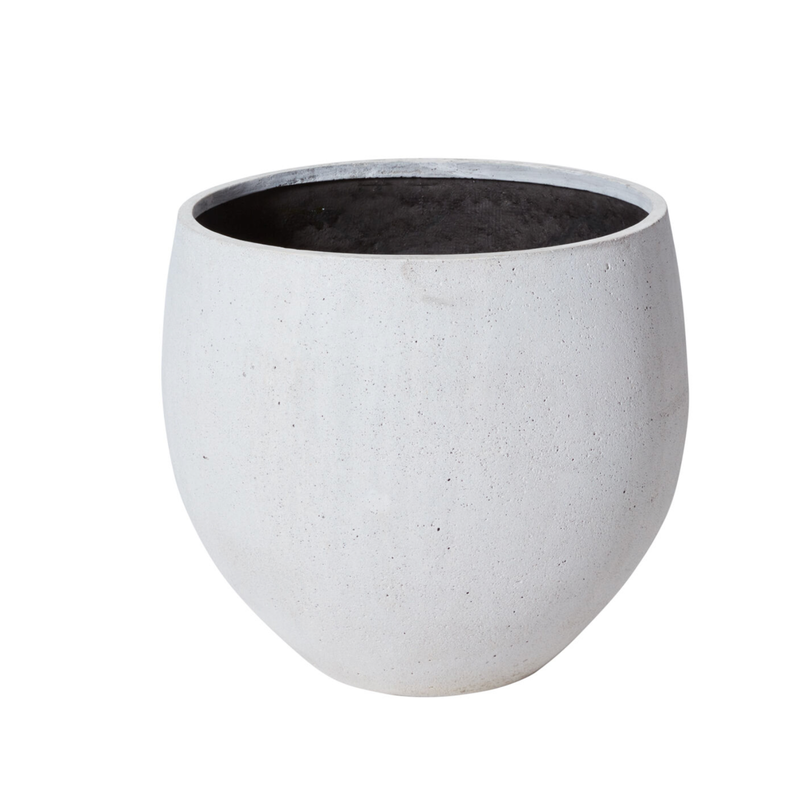 22.75"H X 25.5" WHITE SYROS FIBER COMPOSITE  PLANTER