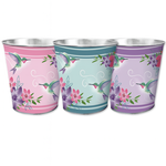 5" X 4.5"M HUMMINGBIRD POT.  ND