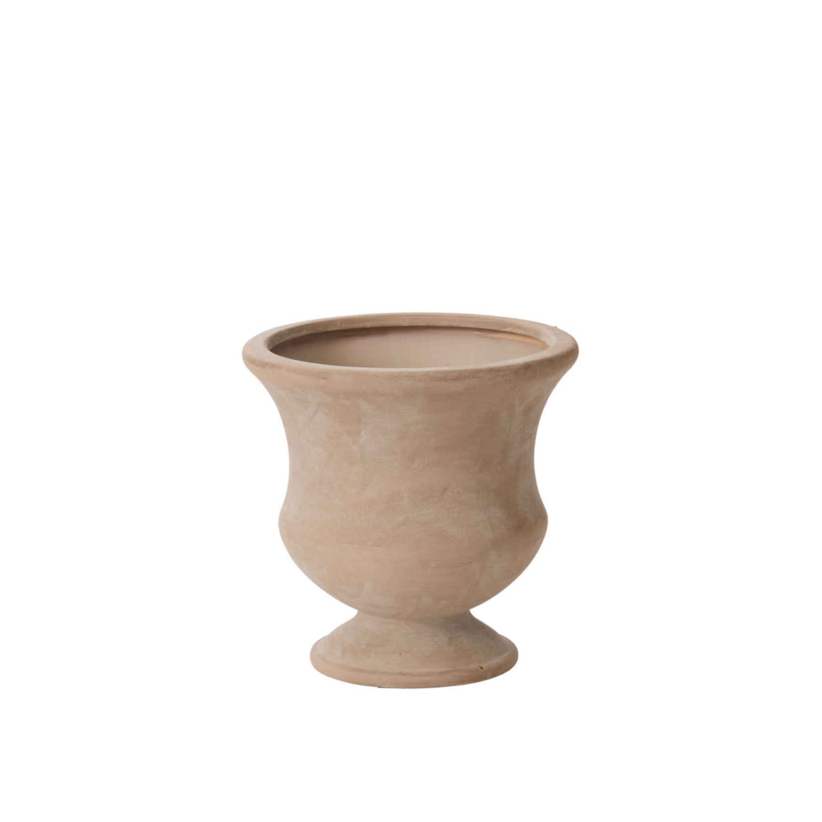 6” X 6” LIGHT PINK CERAMIC WALLACE URN
