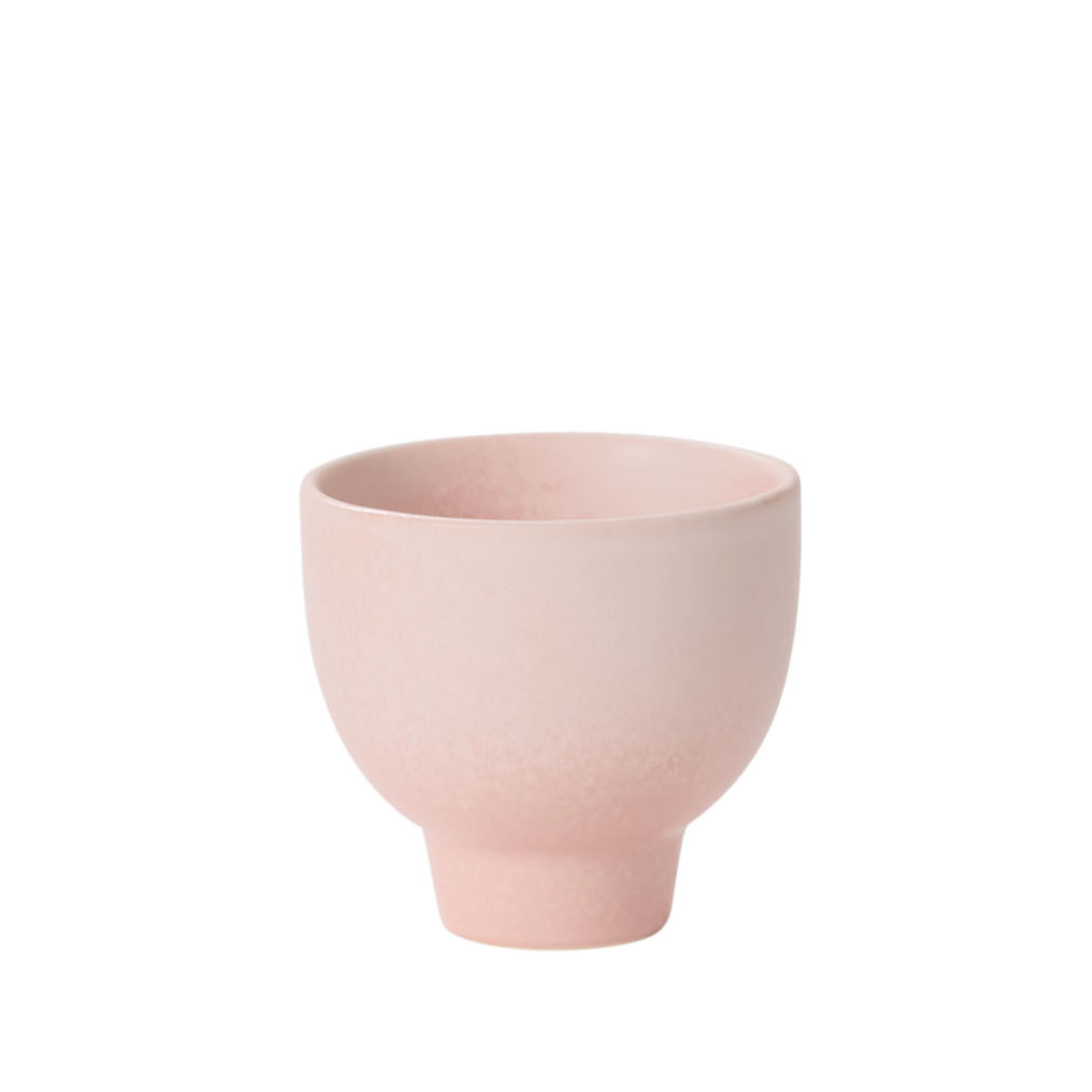 4.25”H X 4.5” PINK CERAMIC ELIJAH COMPOTE