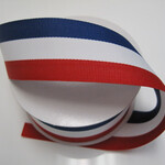 #9, GROSGRAIN RIBBON 25 YARDS RED, WHITE AND BLUE