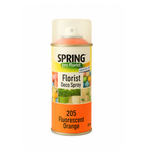 205 FLUORESCENT ORANGE SPRING DECO FLORAL SPRAY PAINT 400ml