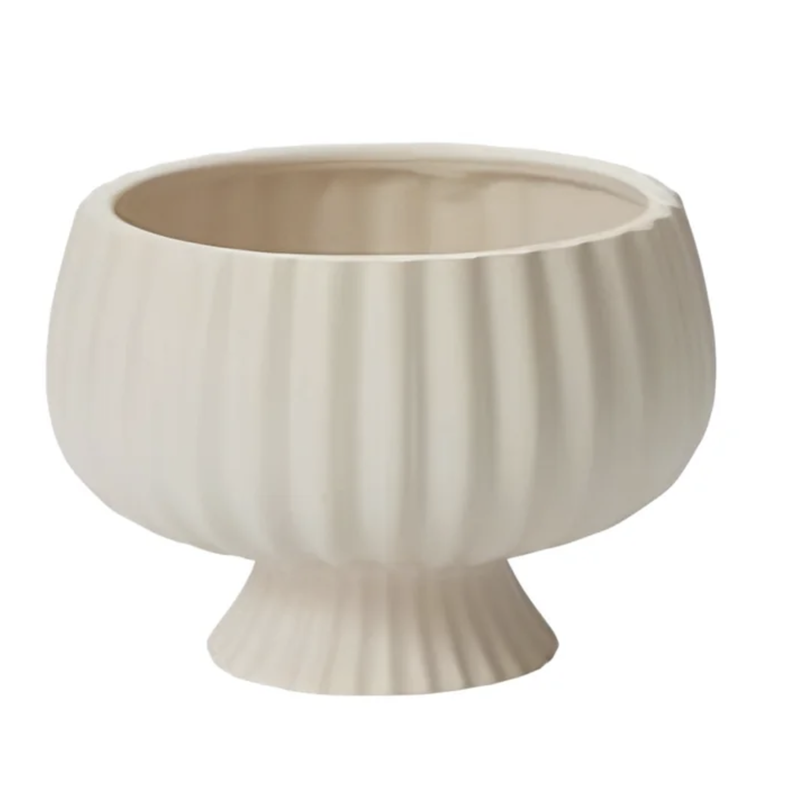 MATTE CERAMIC SONATA VASE PINK OR WHITE