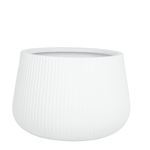 14.5"h x 21" FIBERCLAY PLANTERS  WHITE