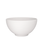 8"h x 15.75" FIBERCLAY RIBBED HORI PLANTER  WHITE