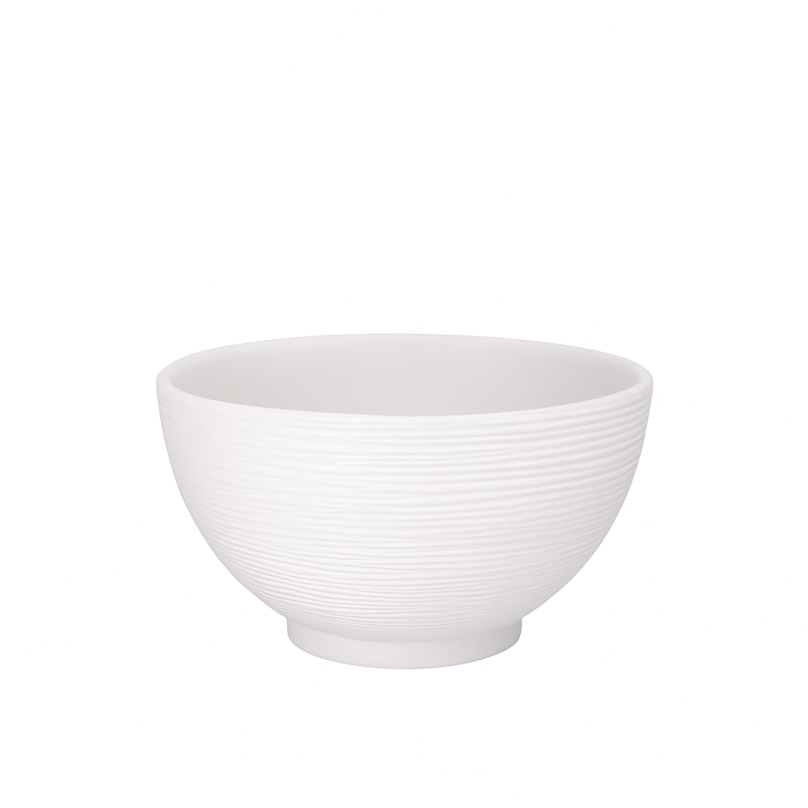 7"h x 13.75" FIBERCLAY RIBBED HORI PLANTER  WHITE