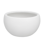 8.5"h x 17.5" FIBERCLAY PLANTERS  WHITE