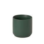4.5"H X 4.75” DARK GREEN CERAMIC KENDALL POT
