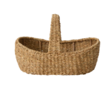 10”H X 9.5” X 16”L NATURAL BROWN PICNIC GIFTABLE BASKET