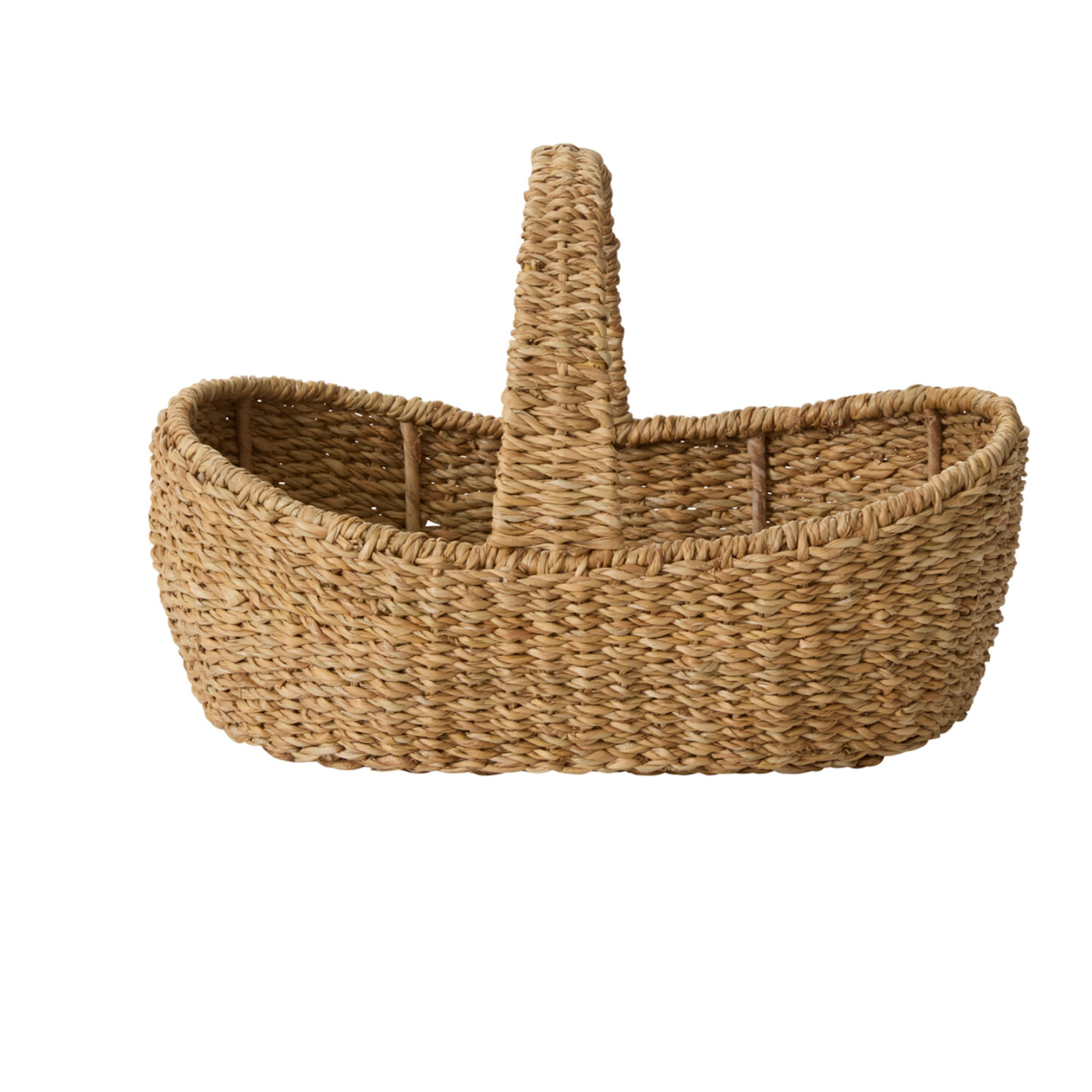 10”H X 9.5” X 16”L NATURAL BROWN PICNIC GIFTABLE BASKET