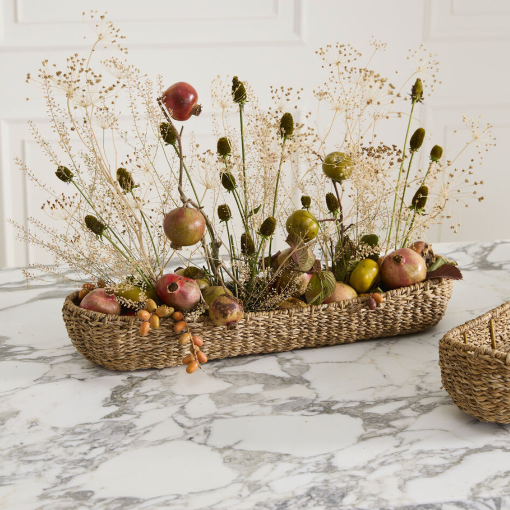 NATURAL BROWN LONG COLLECTIVE BASKET