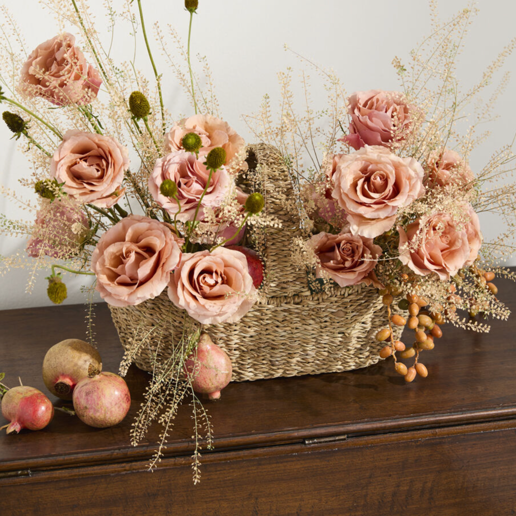 NATURAL BROWN LONG COLLECTIVE BASKET