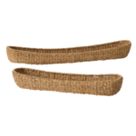 NATURAL BROWN LONG COLLECTIVE BASKET