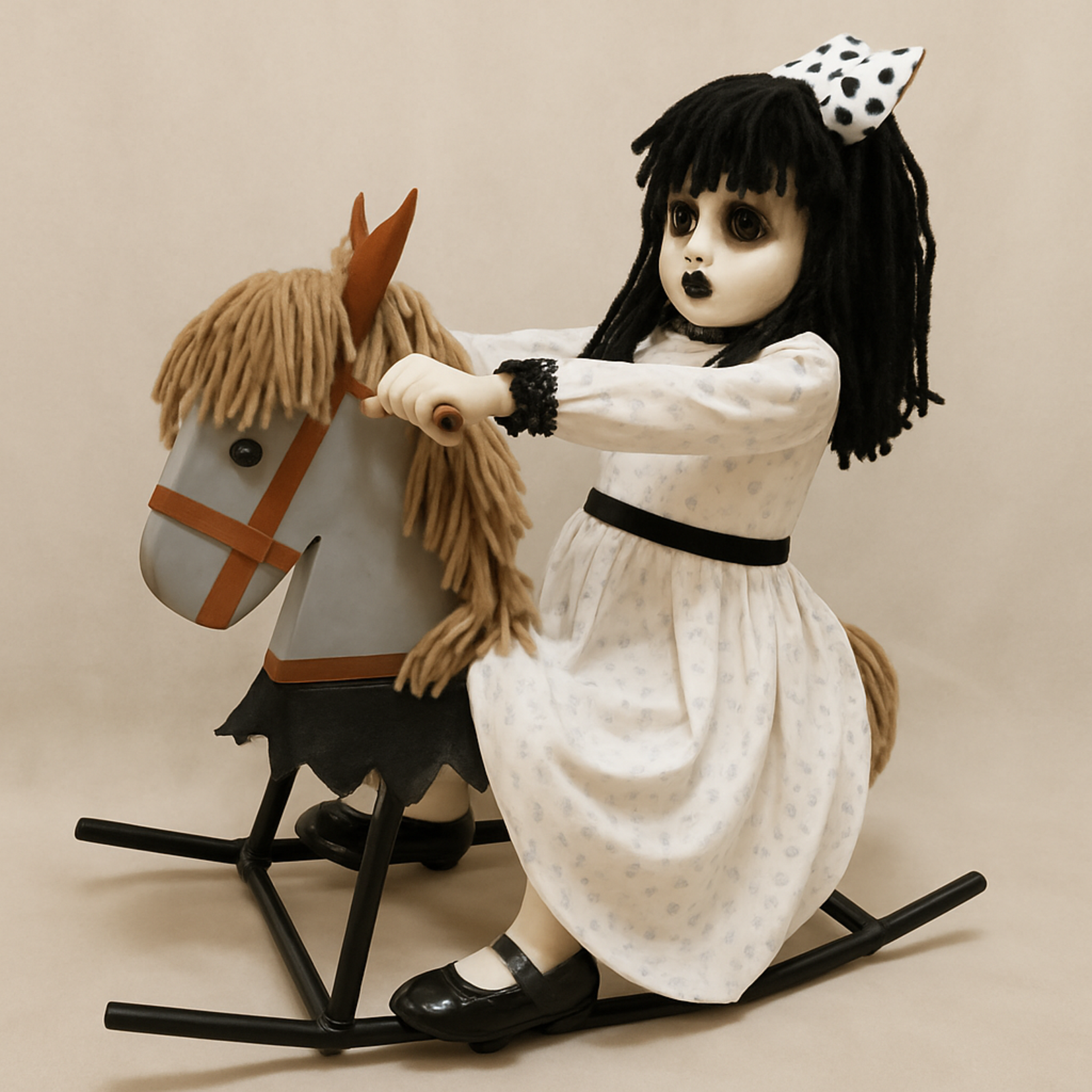 28" ANIMATED ROCKING HORSE
