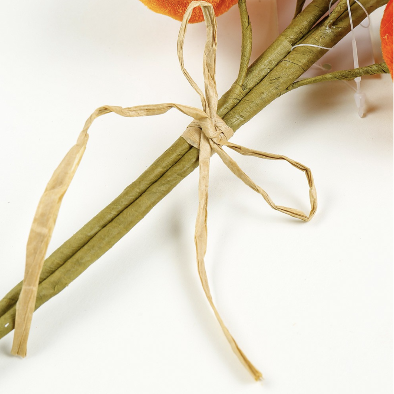 17”L PUMPKIN PICK WITH 10 STEMS/PIMPKINS