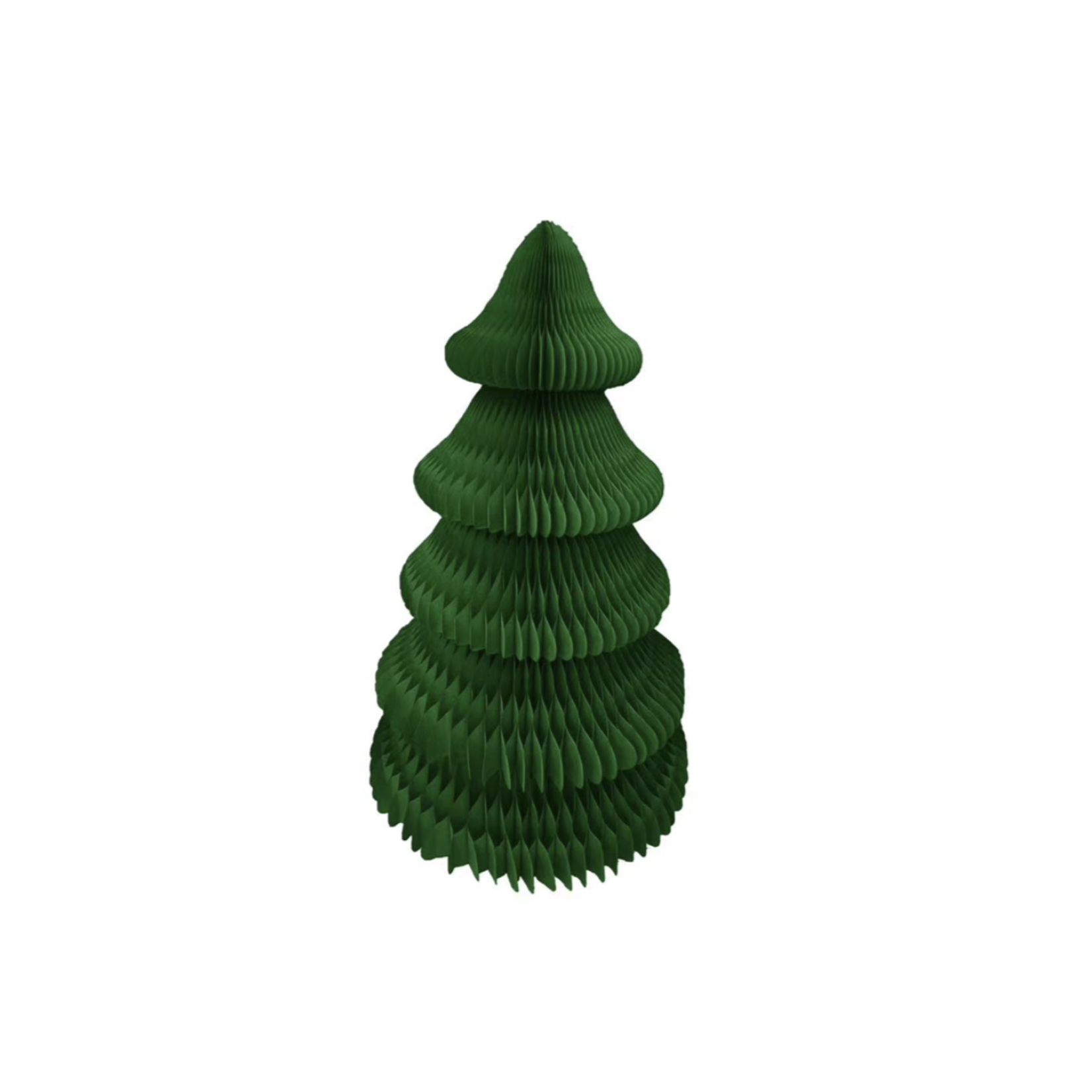 36”H GREEN HARD PAPER HONEYCOMB CHRISTMAS TREE