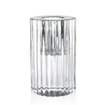 3.1”H X 2” GLASS EIFFEL TAPER CANDLE HOLDER
