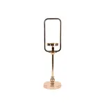 25”h x 6” CANDLE HOLDER WITH USB BATTERY POWERED LED LIGHT