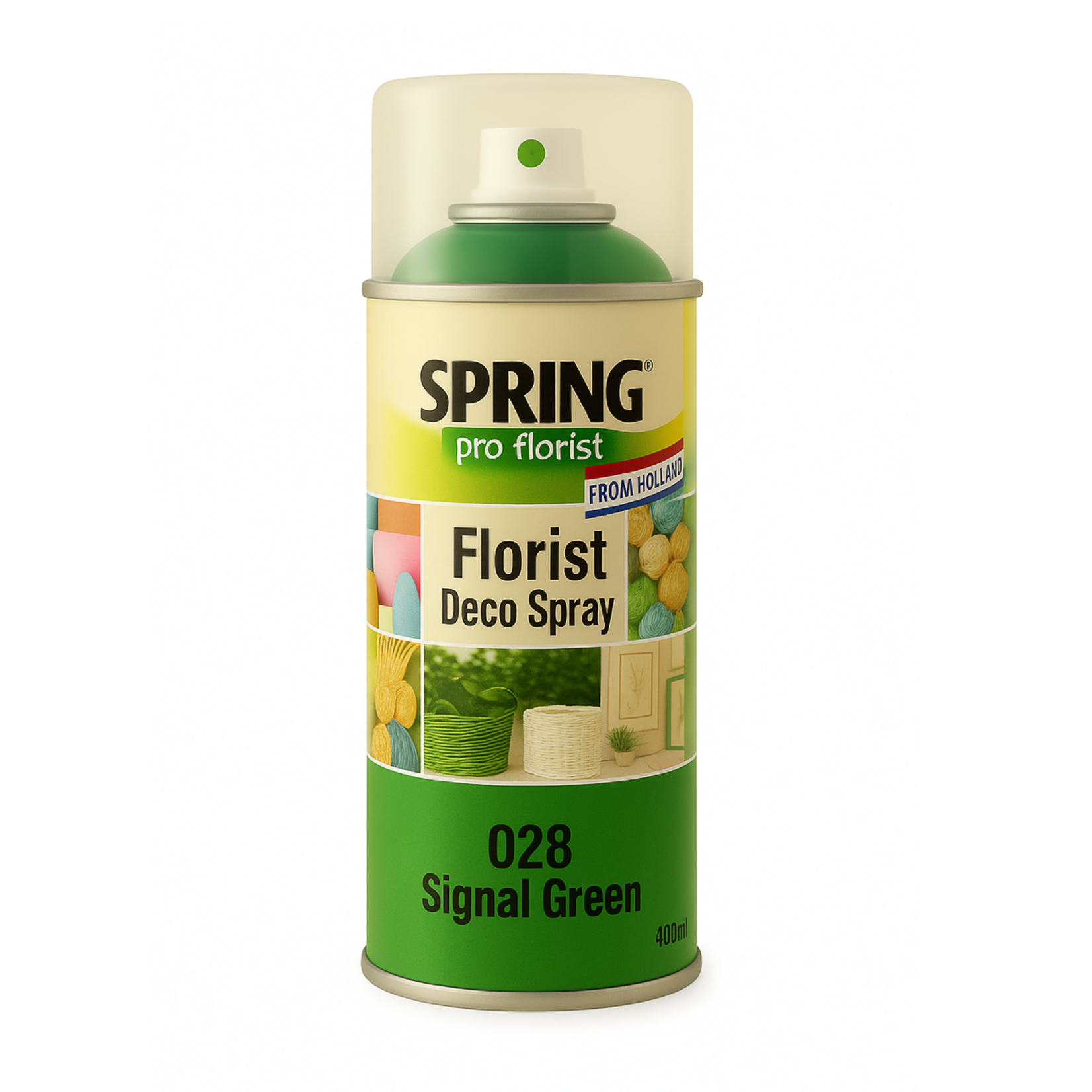 028 SIGNAL GREEN SPRING DECO FLORAL SPRAY PAINT 400ml