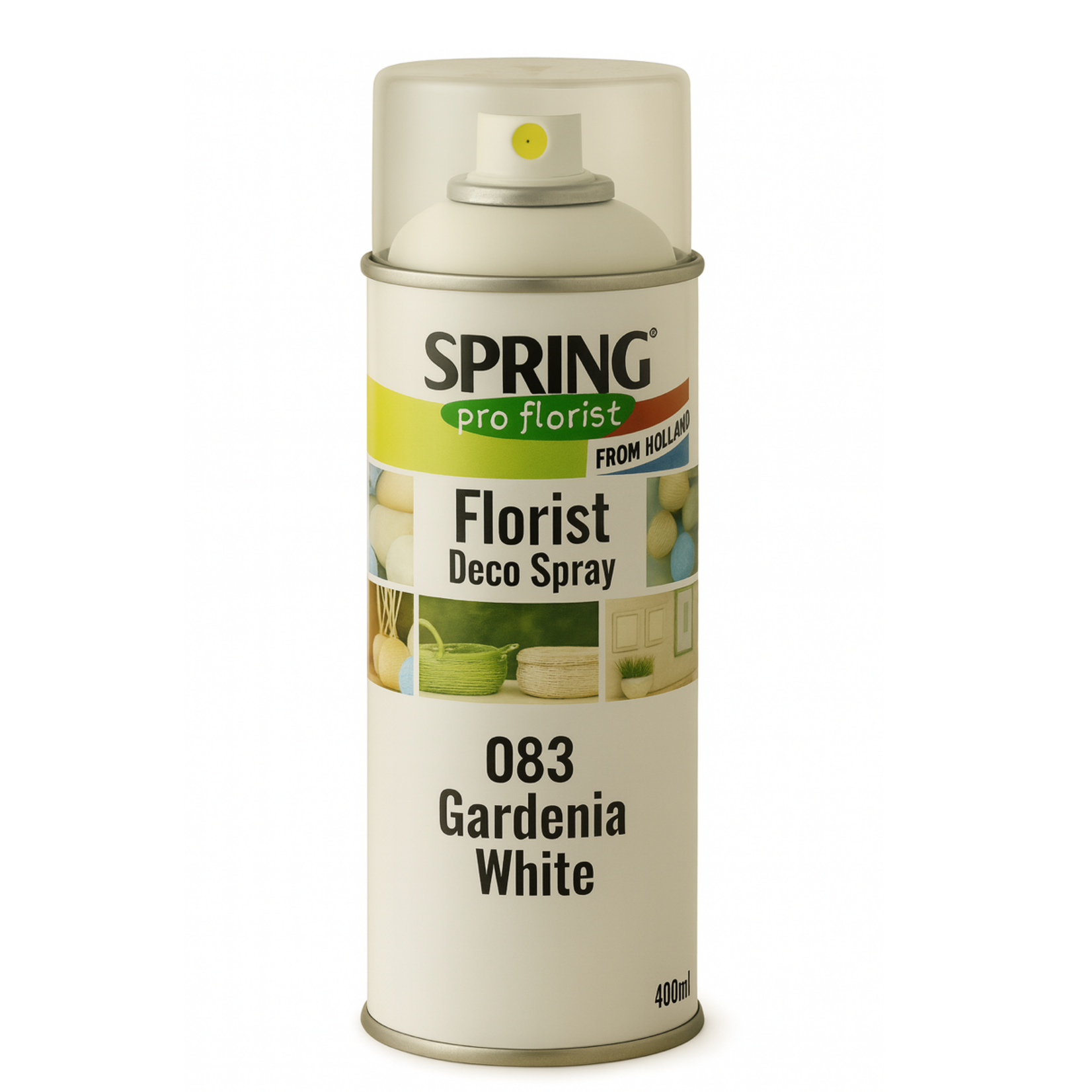 083 GARDENIA WHITE SPRING DECO FLORAL SPRAY PAINT 400ml