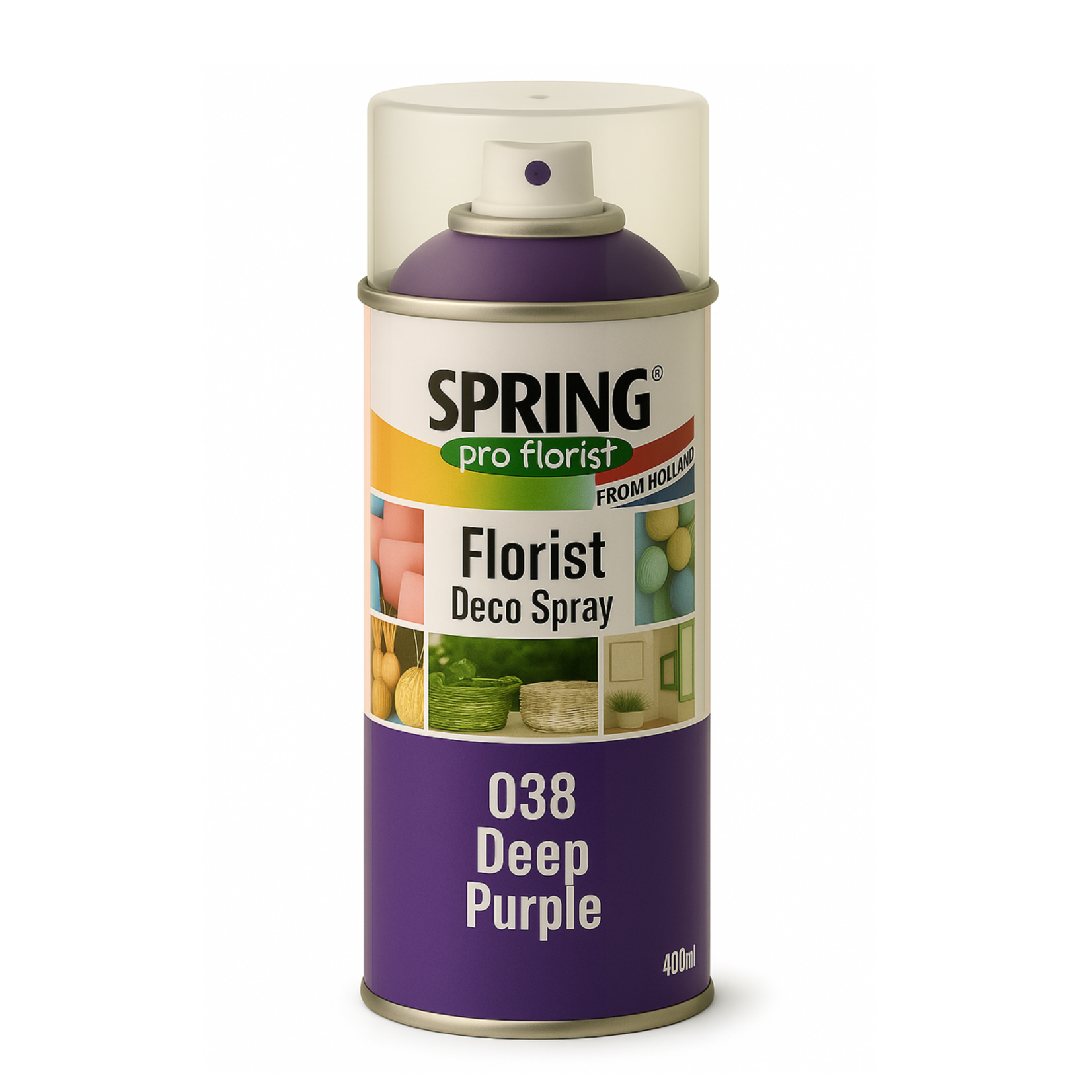 038 DEEP PURPLE SPRING DECO FLORAL SPRAY PAINT 400ml