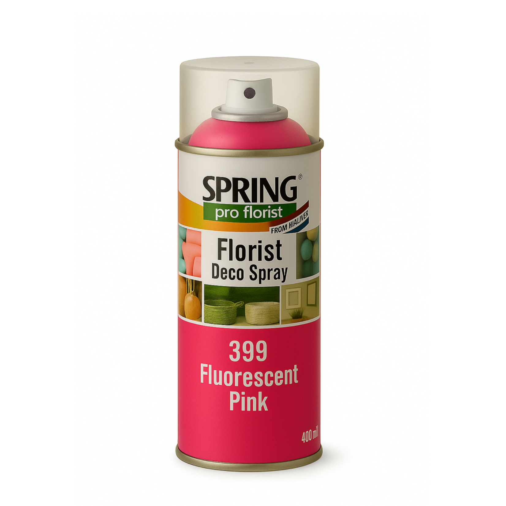 399 FLUORESCENT PINK SPRING DECO FLORAL SPRAY PAINT 400ml