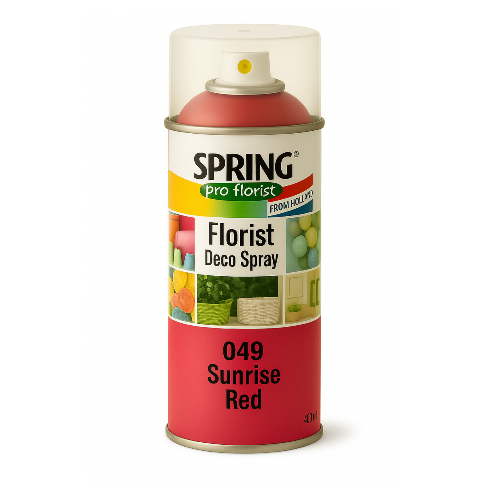 049 SUNRISE RED SPRING DECO FLORAL SPRAY PAINT 400ml