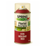 036 HOLIDAY RED SPRING DECO FLORAL SPRAY PAINT 400ml