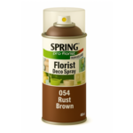054 RUST BROWN SPRING DECO FLORAL SPRAY PAINT 400ml