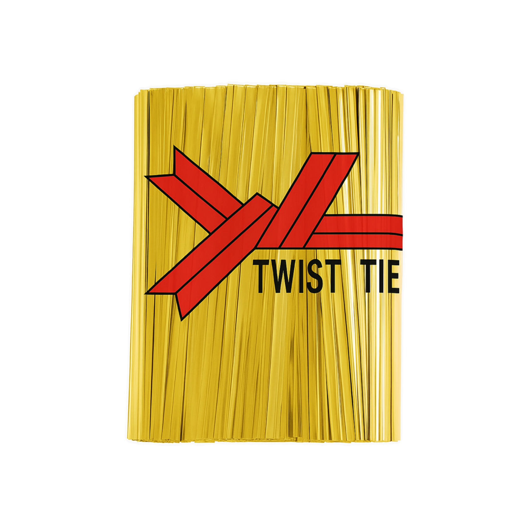 4” WIRE TIE STRAPS GOLD 12PK