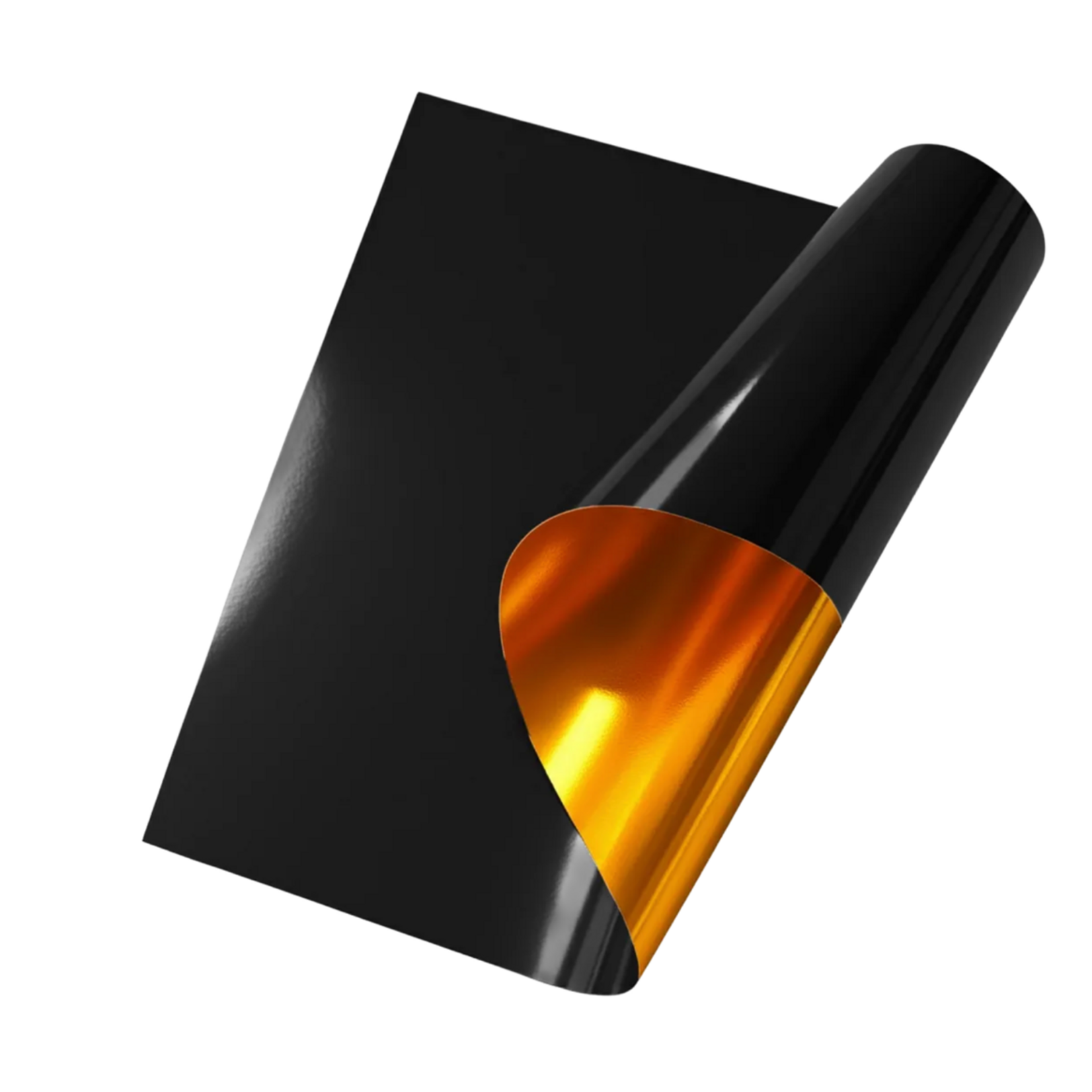 19.75” X 19.75” BLACK IRIDESCENT FLORAL FILM PAPER 10 PER PACK