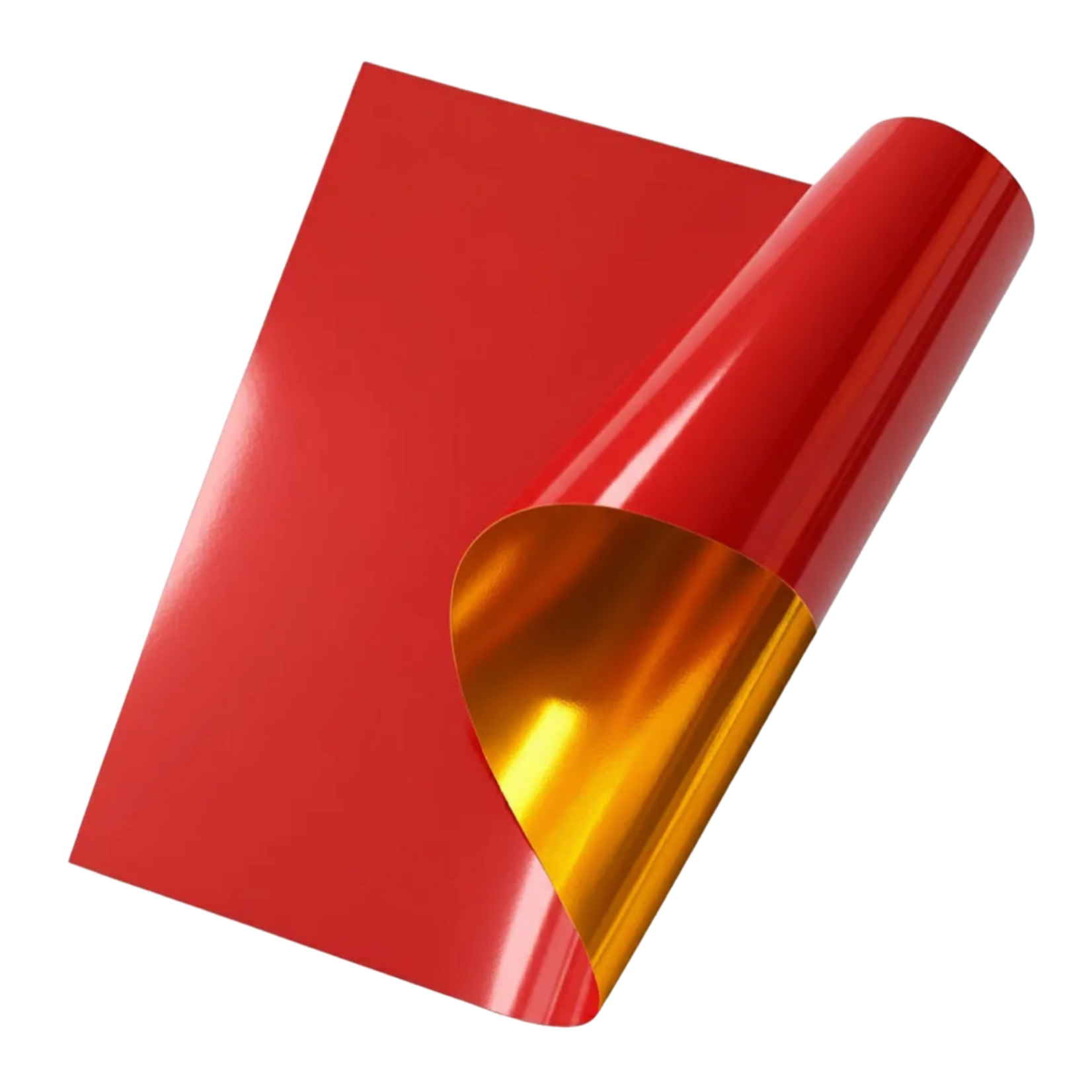 19.75” X 19.75” RED IRIDESCENT FLORAL FILM PAPER 10 PER PACK