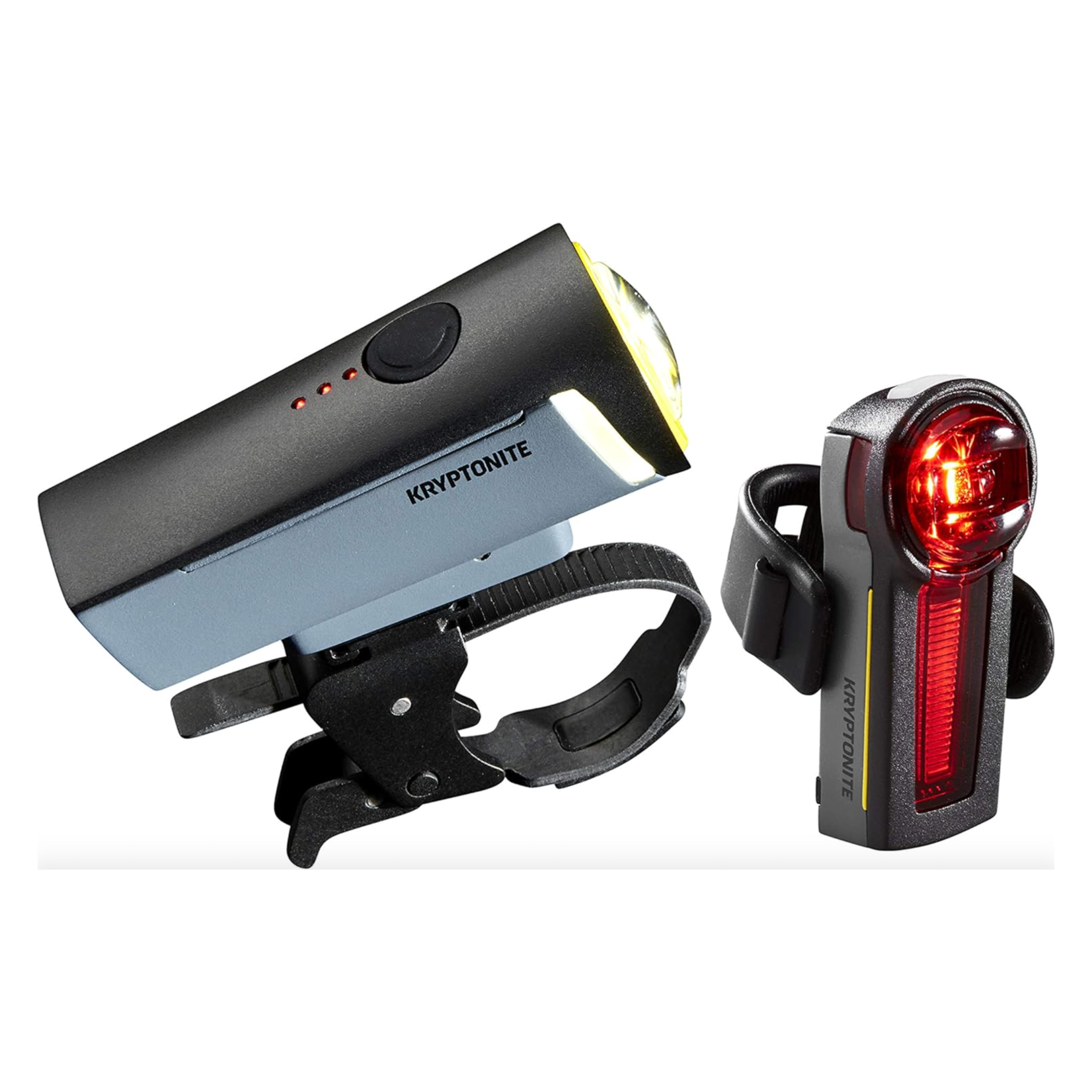 KRYPTONITE Kryptonite Incite X3 Headlight XR Taillight Bike Light Combo Set - Black