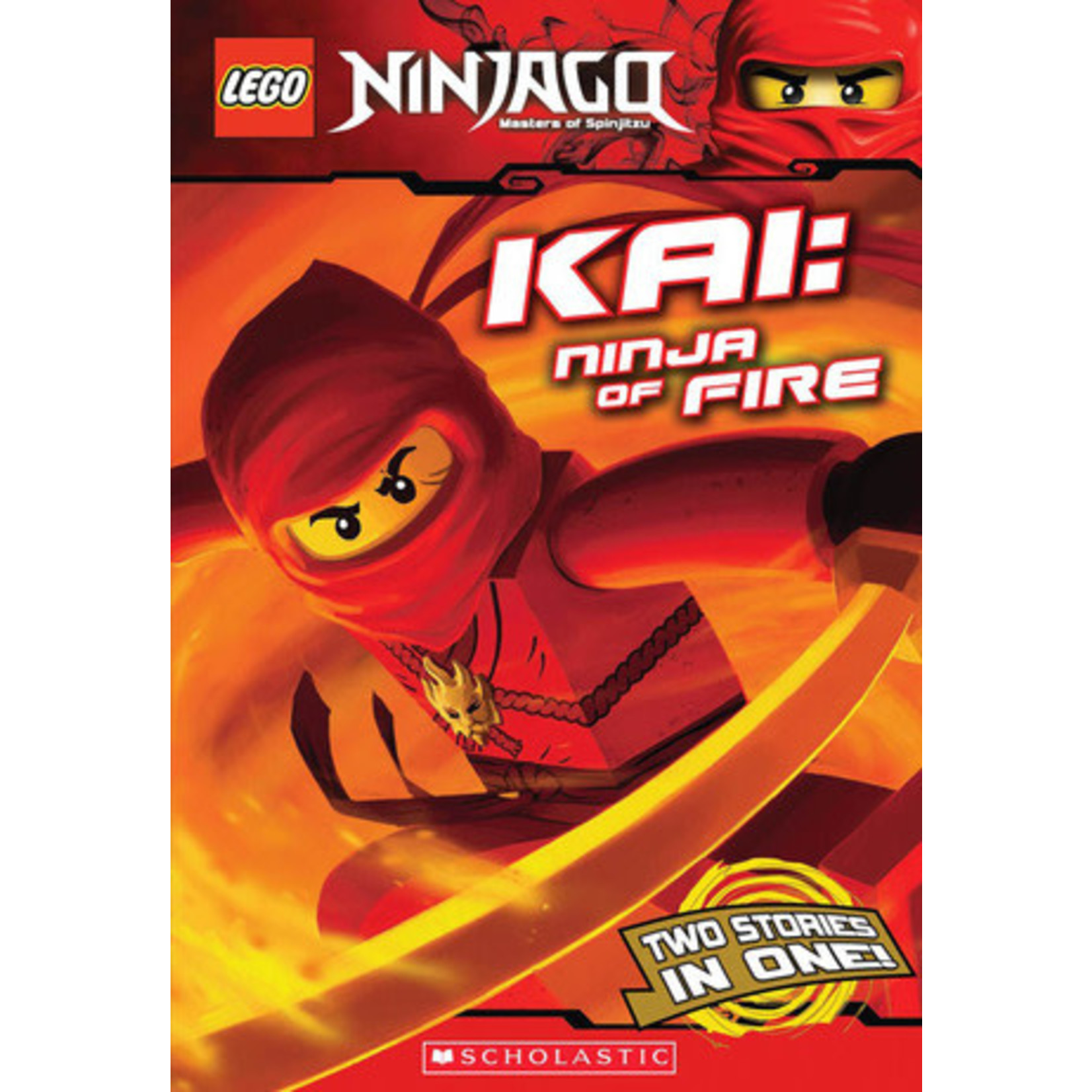 Greg Farshtey Lego Ninjago 2 n 1 Book Kai: Ninja of Fire   Zane : Ninja of Ice