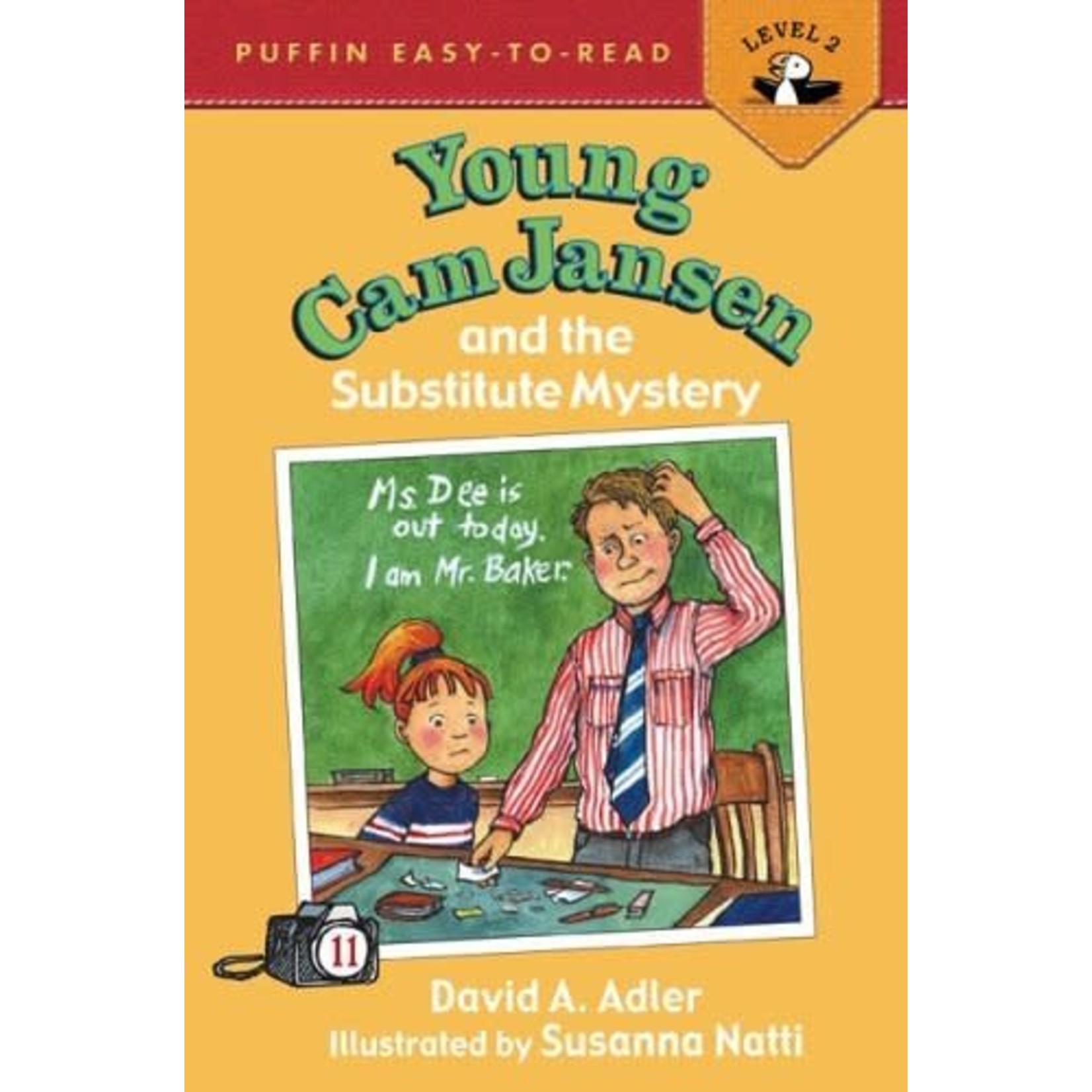 David A Adler Young Cam Jansen and the Substitute Mystery - Puffin Easy to Read 2