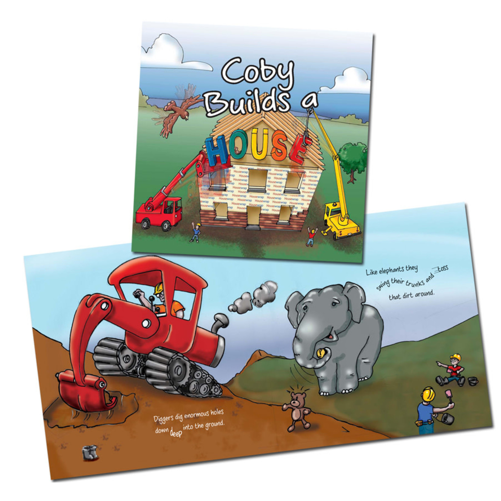 Coby Builds a House Set (5 Idential Books Included)
