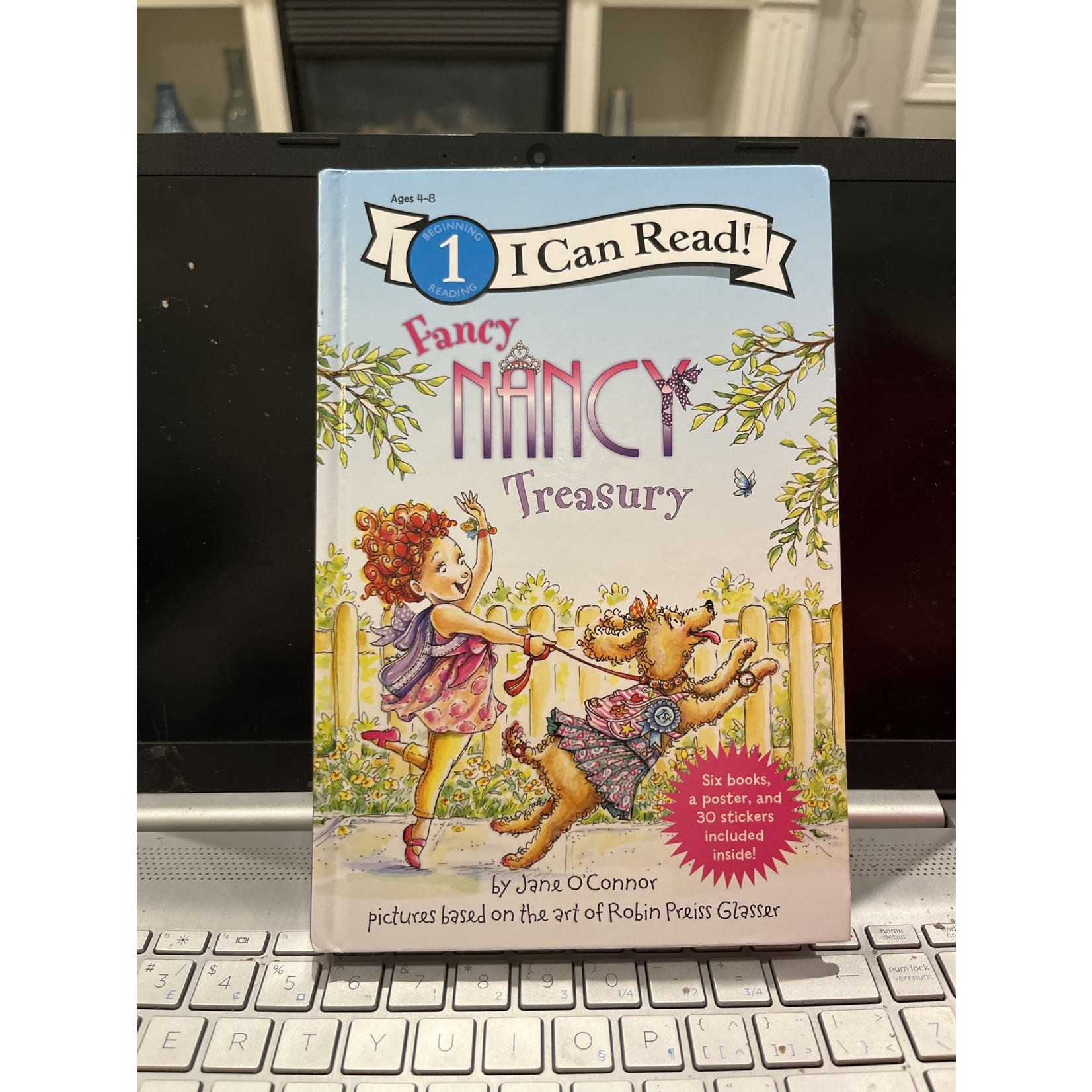 Fancy Nancy Treasury, I Can Read Level 1 - Six Books, a poster, and 30 Stickers Included