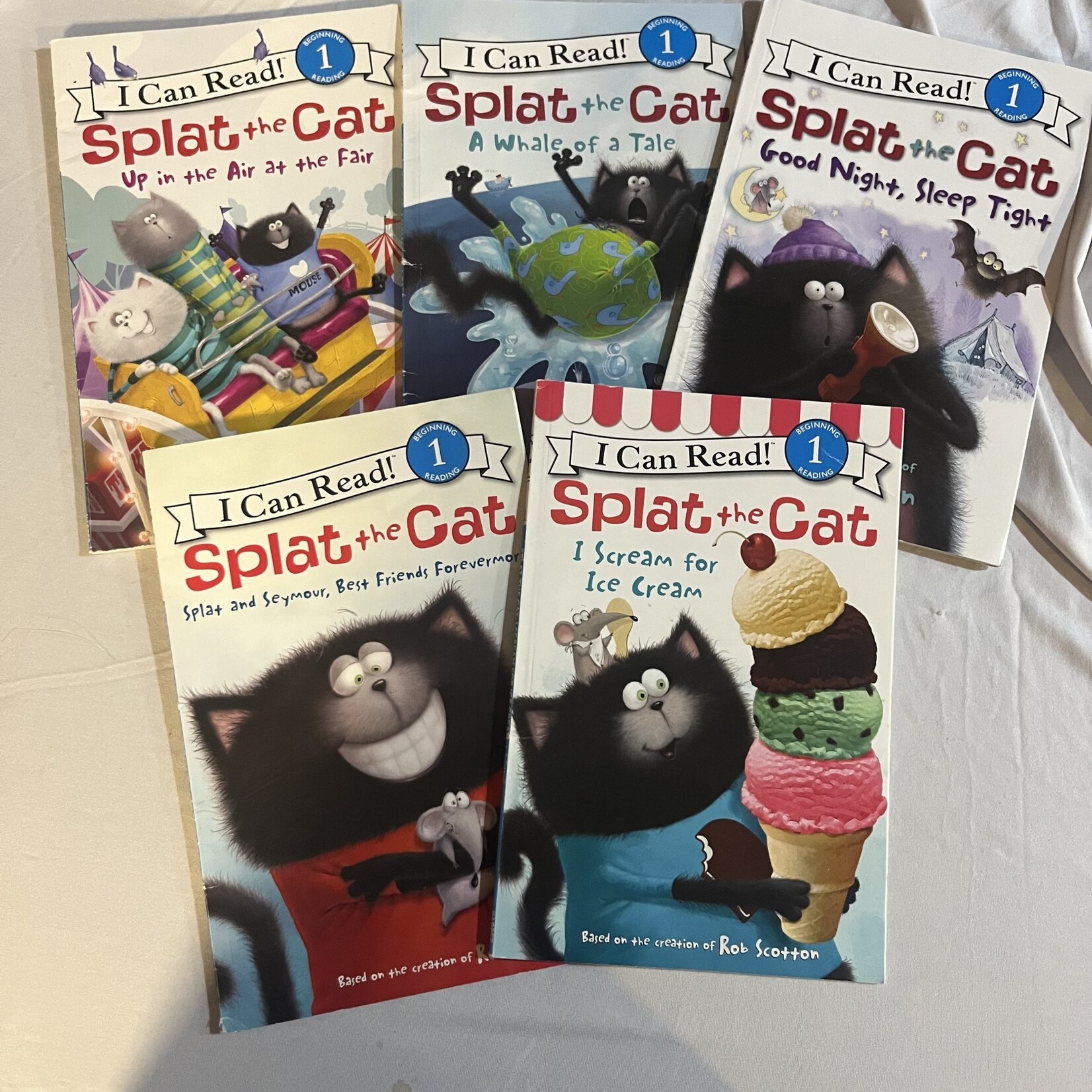 Splat the Cat, I Can Read, Level 1 Set (Includes 5 Books)