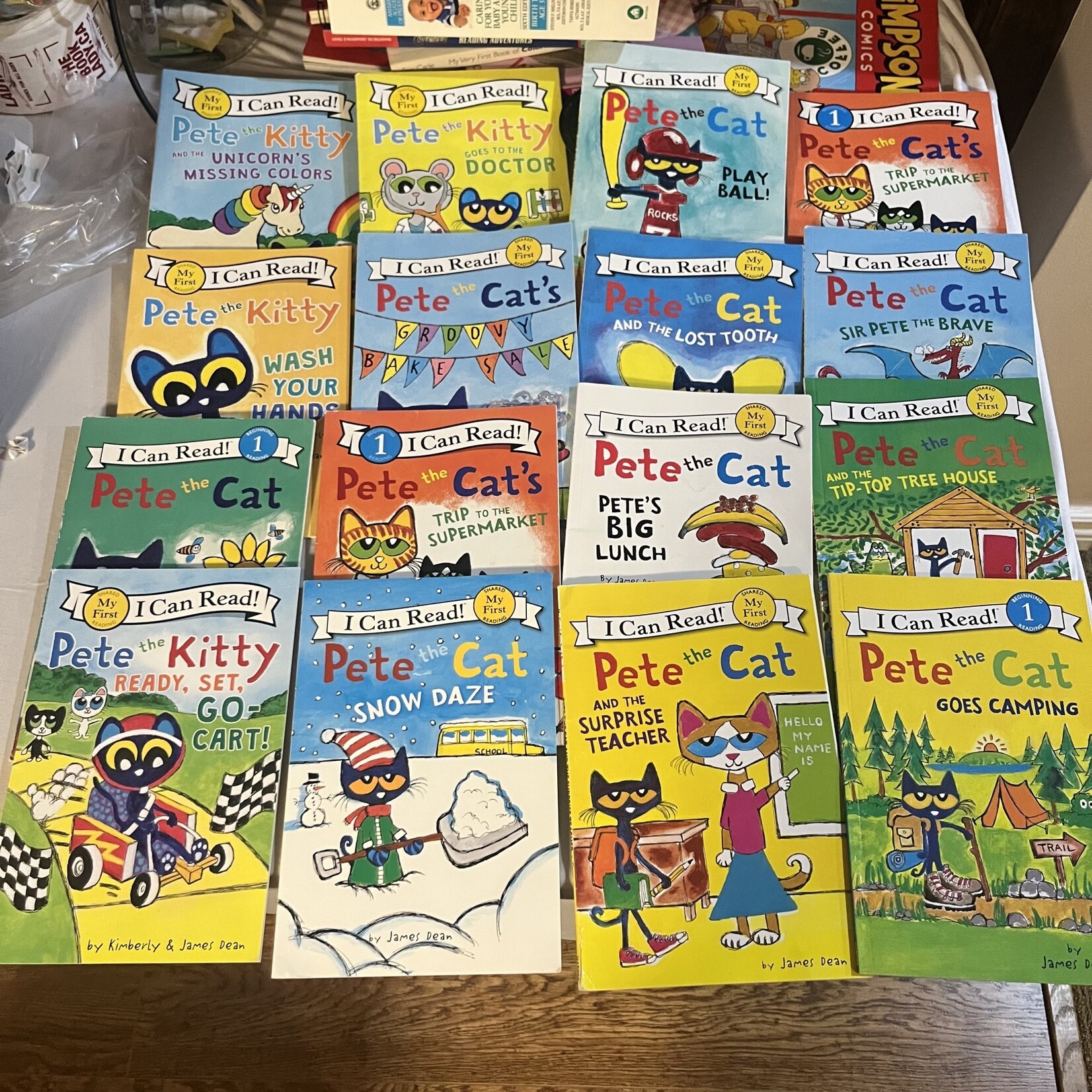 Pete The Cat Set, I Can Read, Level 1 & My First Shared Reading (Includes 16 Books)