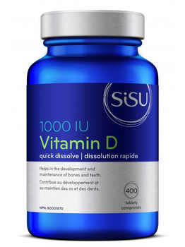 SISU SISU Vitamin D 1000IU 400 tabs