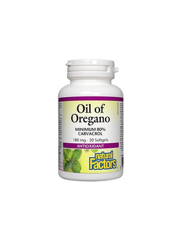 Natural Factors Natural Factors Oil of Oregano 180mg 30 softgels