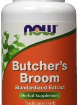 Now Foods NOW Butcher's Broom 100 mg 100 cap