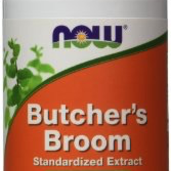 Now Foods NOW Butcher's Broom 100 mg 100 cap