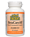 Natural Factors Natural Factors BetaCareAll 25,000 IU 90 softgels